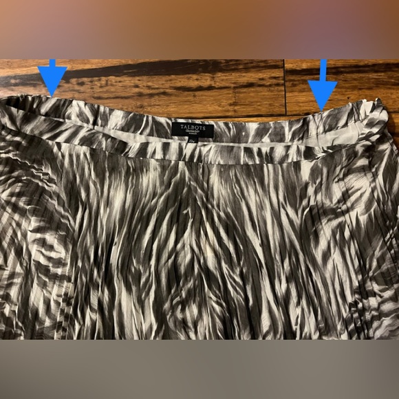 Talbots Pleated Charcoal Grey Skirt Size 22W - Picture 10 of 10